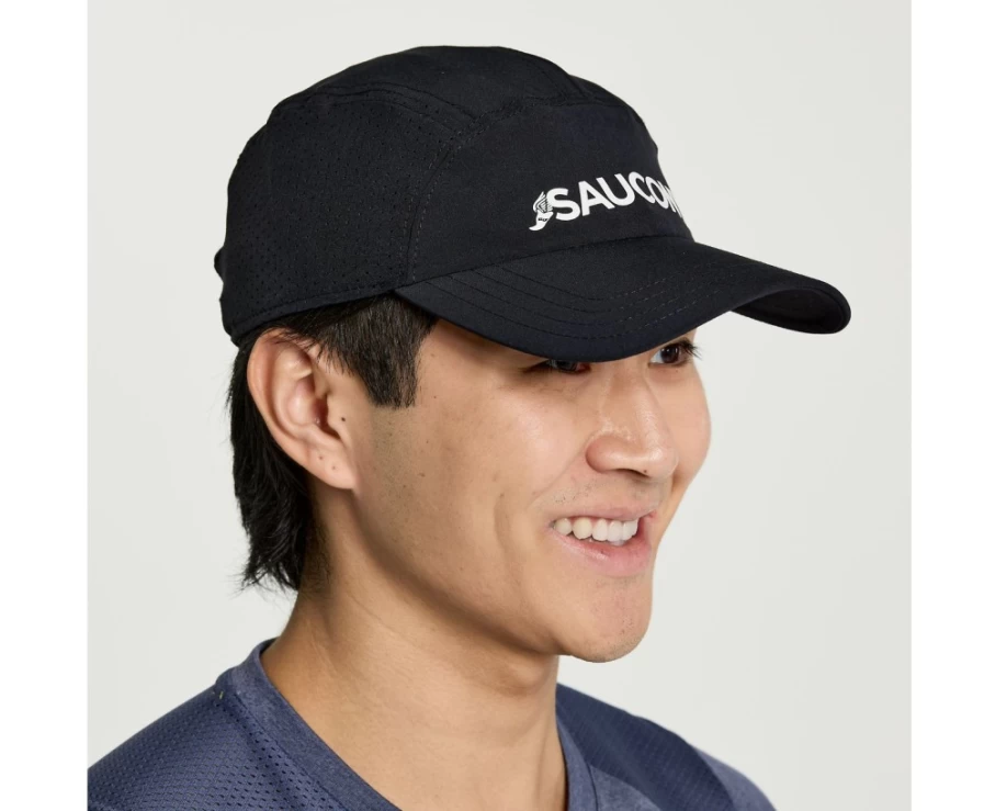 Saucony Women's Outpace Black Running Hat