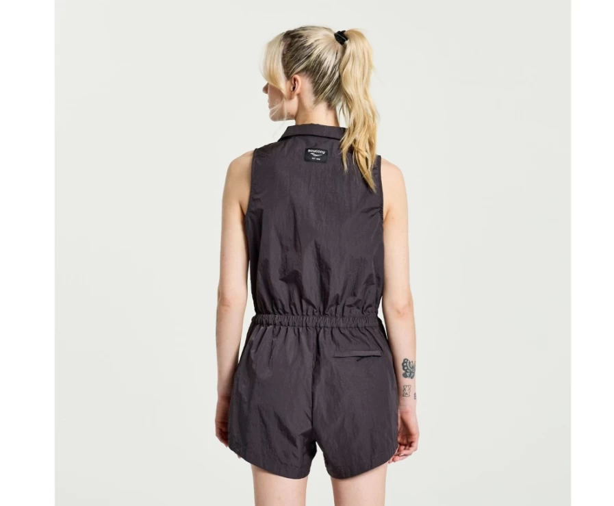 Saucony Women's Basalt Unwind Romper - Comfortable Casual Jumpsuit for Women