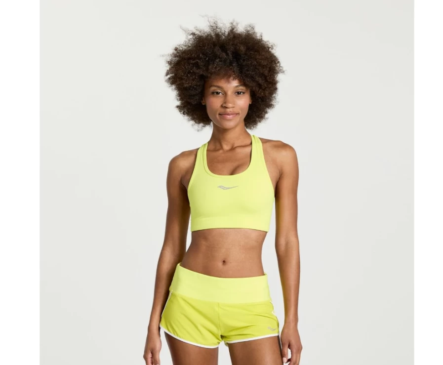 Saucony Women's Citron Skyrocket Sports Bra for Running & Active Wear