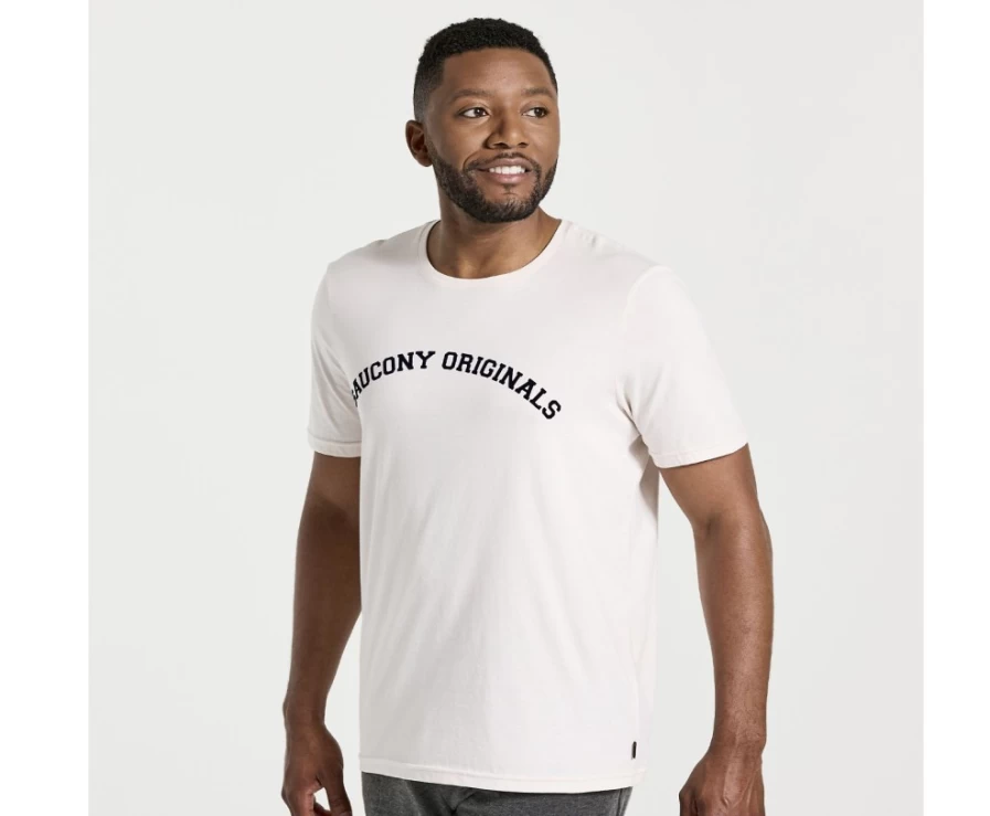 Saucony Men's Sand Rested T-Shirt - Comfortable Casual Tee for Men