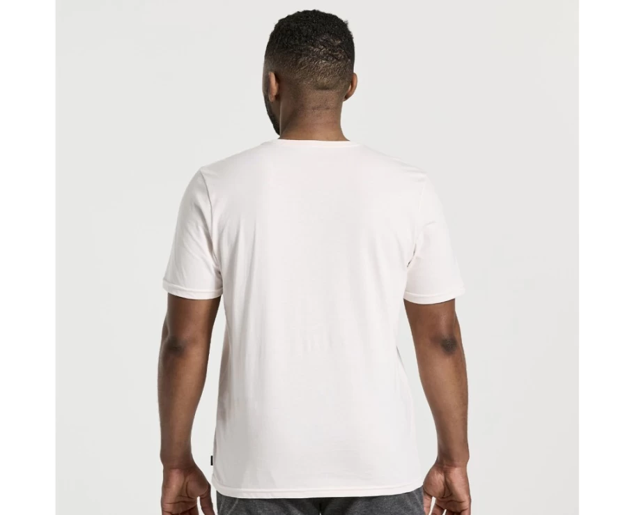 Saucony Men's Sand Rested T-Shirt - Comfortable Casual Tee for Men