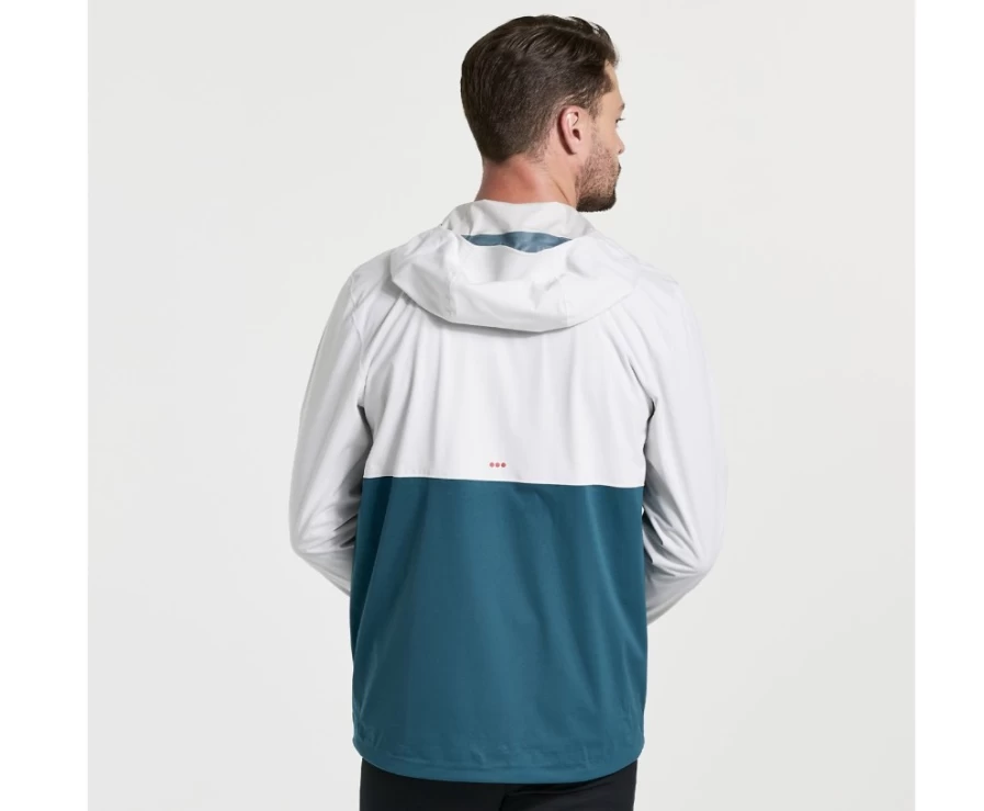Saucony Men's Crystal Boulder Drizzle Jacket - Water-Resistant Outdoor Windbreaker