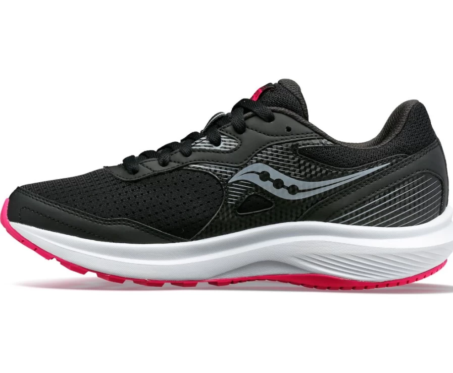 Saucony Women's Cohesion 16 Wide Running Shoes - Black