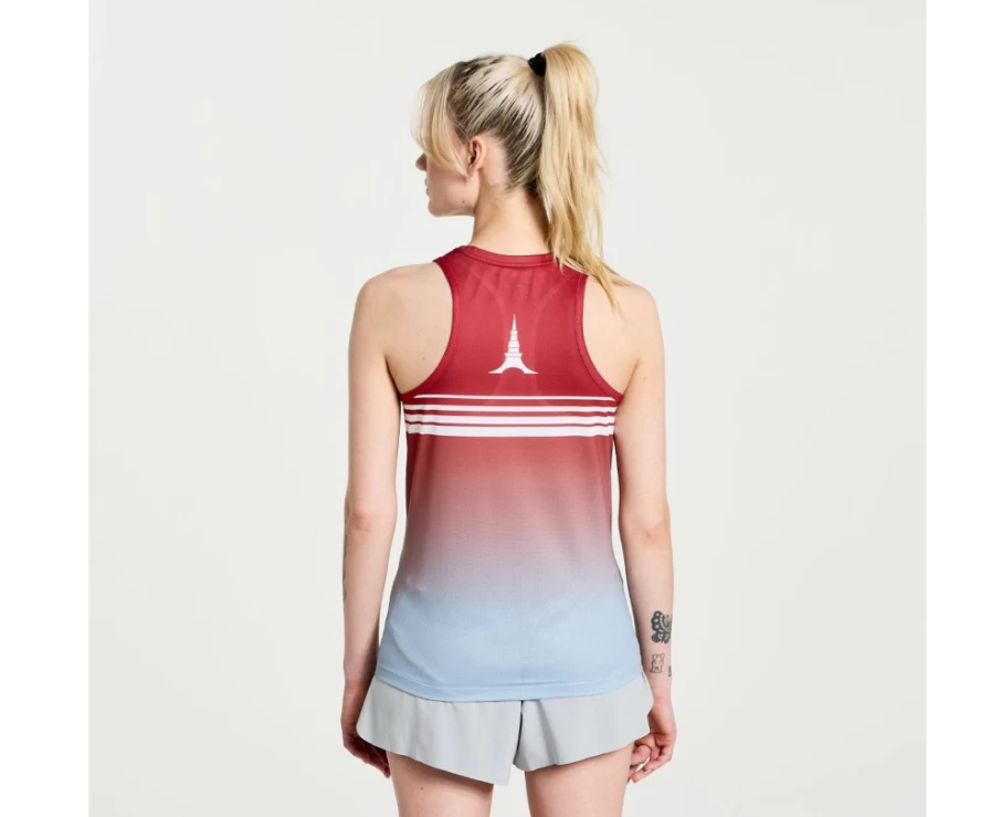 Saucony Women's Tokyo 2023 Running Singlet - Lightweight Performance Top