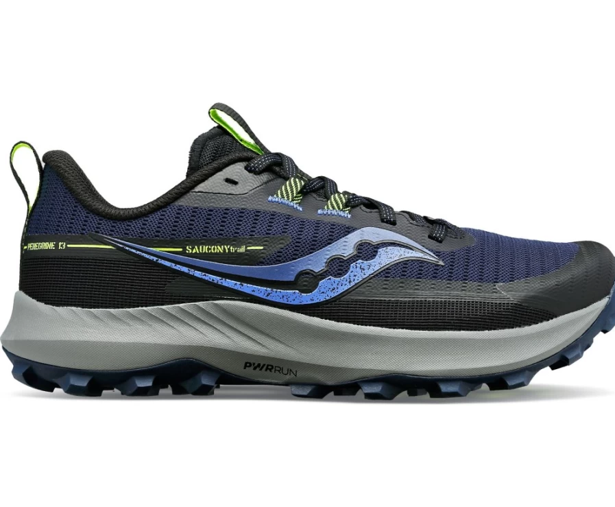 Saucony Women's Peregrine 13 Wide Trail Running Shoes in Night Color