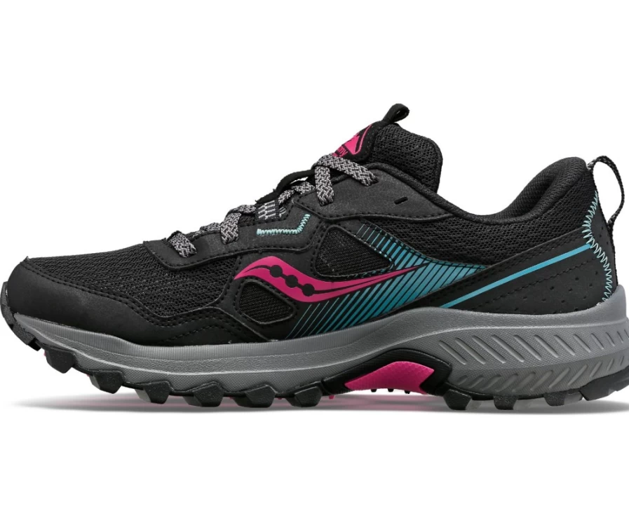 Saucony Women's Excursion TR16 Wide Trail Running Shoes - Black