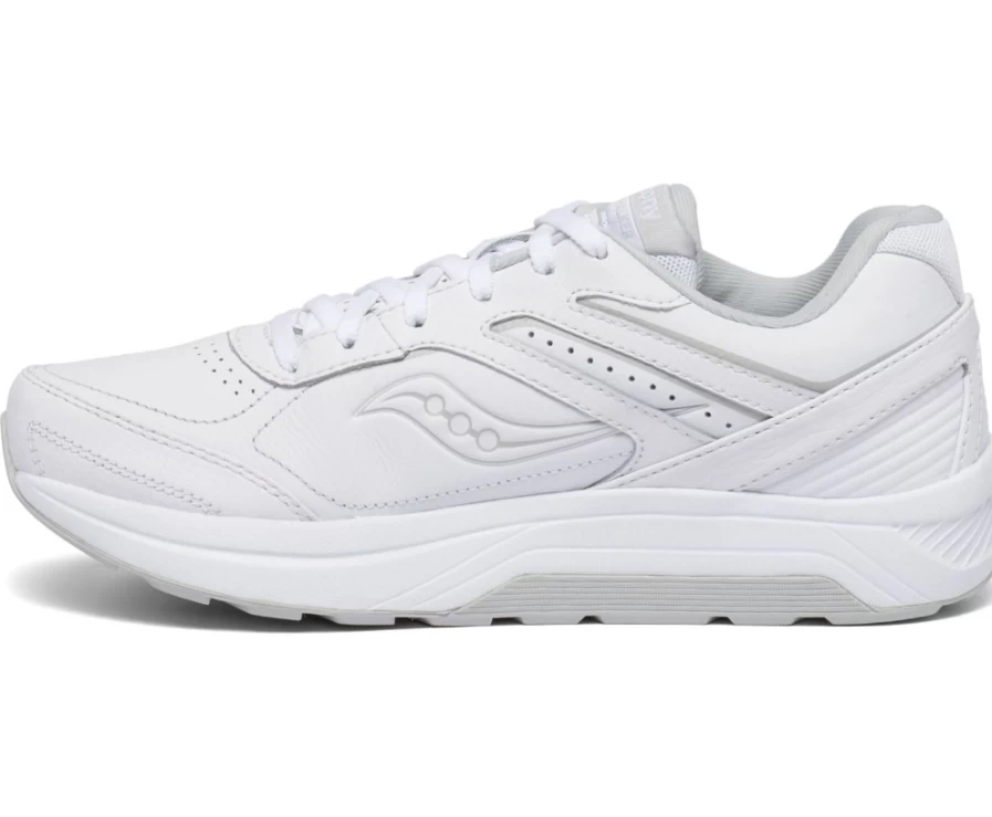 Saucony Women's Echelon Walker 3 Wide White Athletic Shoes
