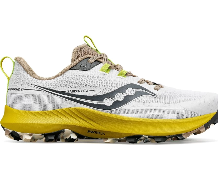 Saucony Men's Peregrine 13 Trail Running Shoes - Fog