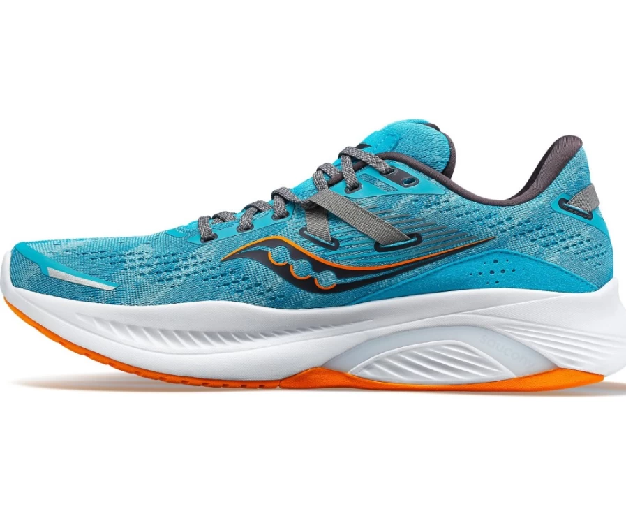 Saucony Men's Guide 16 Wide Running Shoes in Agave - Stability & Support for Men
