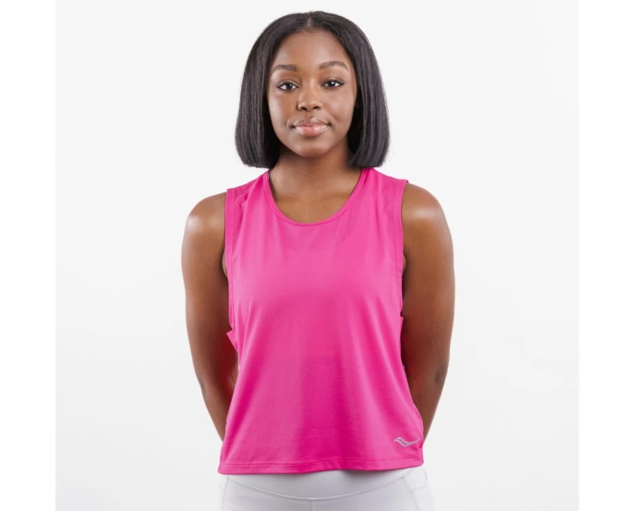 Women's Saucony Flame Quartz X Cycora® Performance Crop Top