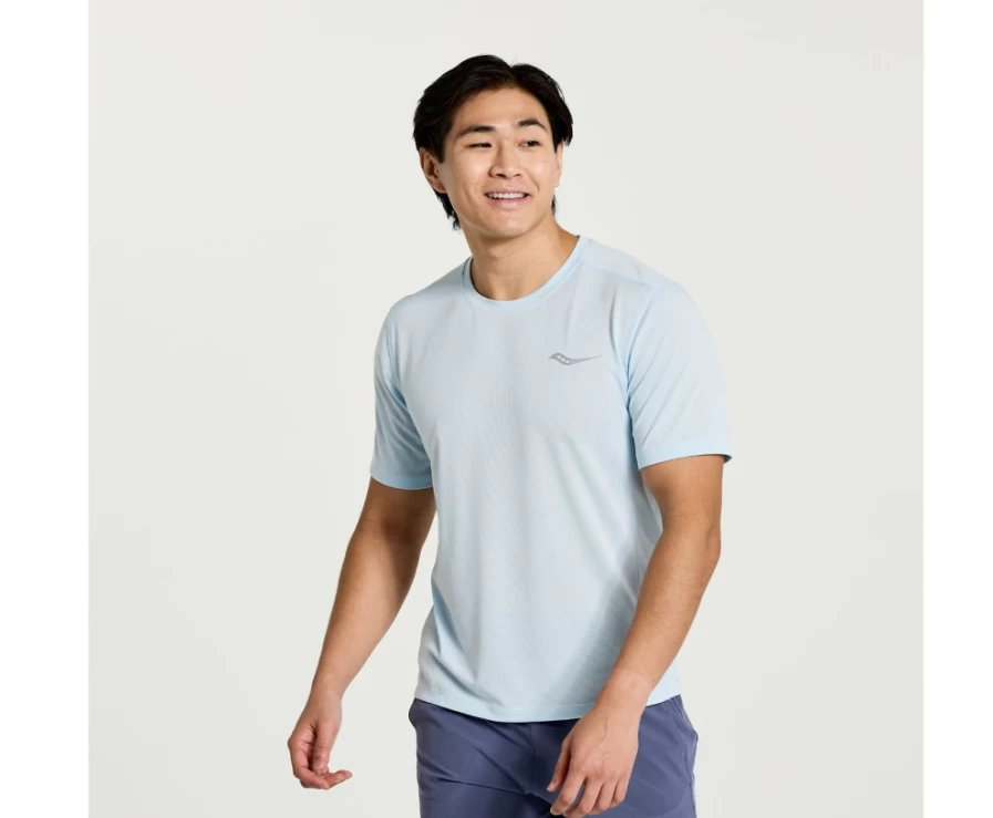 Saucony Men's Vapor Short Sleeve Running Shirt - Lightweight Performance Top