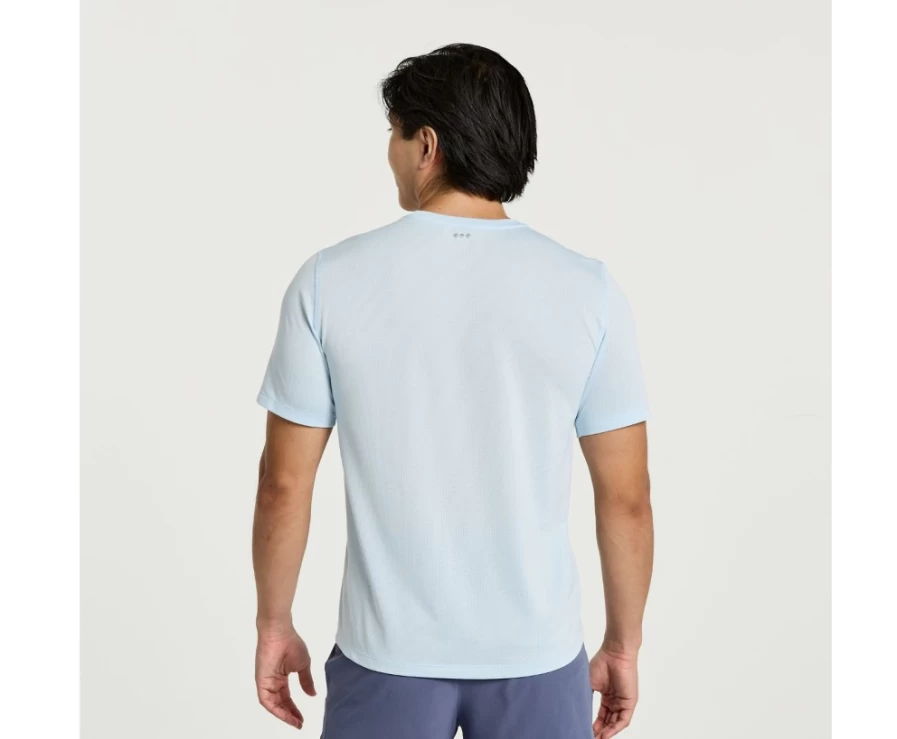 Saucony Men's Vapor Short Sleeve Running Shirt - Lightweight Performance Top