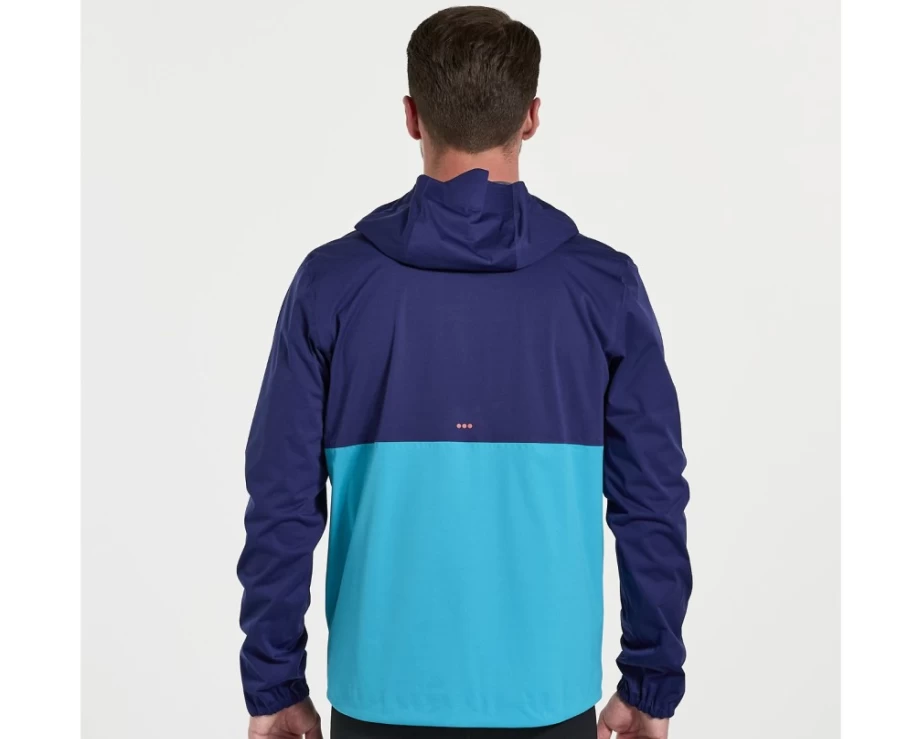 Saucony Men's Sodalite Boulder Drizzle Jacket - Water-Resistant Outdoor Windbreaker