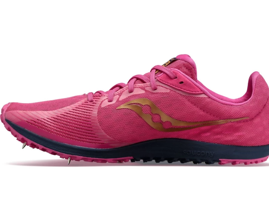 Saucony Women's Kilkenny XC9 Spiked Running Shoe in Prospect Quartz