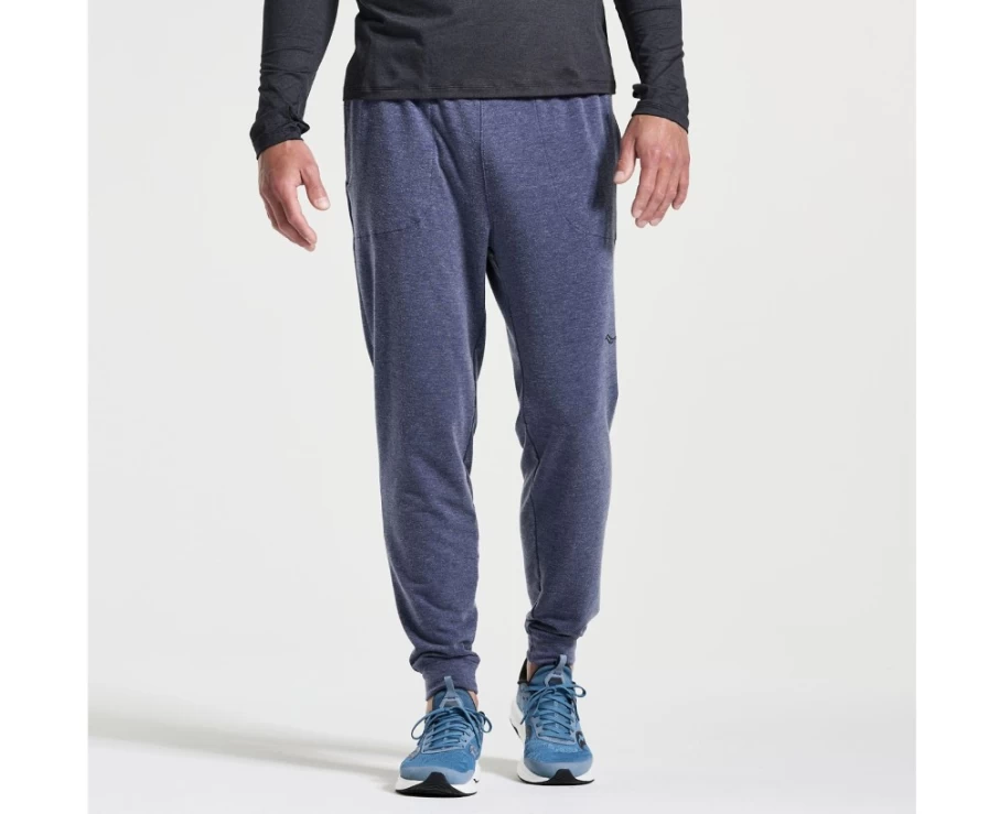 Saucony Men's Boston Pant - Sodalite Heather Running Pants for Men