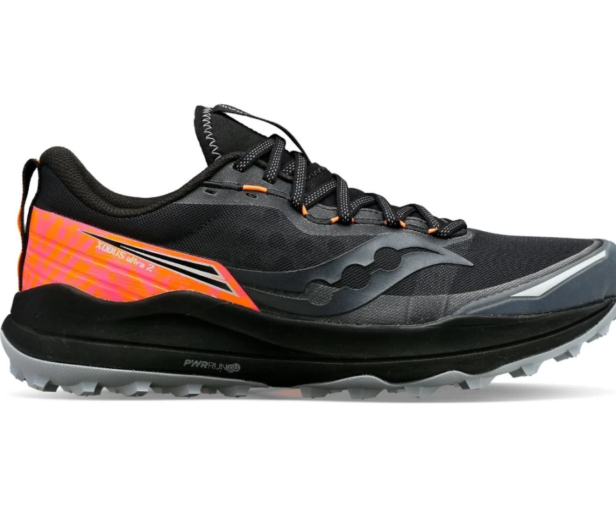 Saucony Women's Xodus Ultra 2 Trail Running Shoes - Black