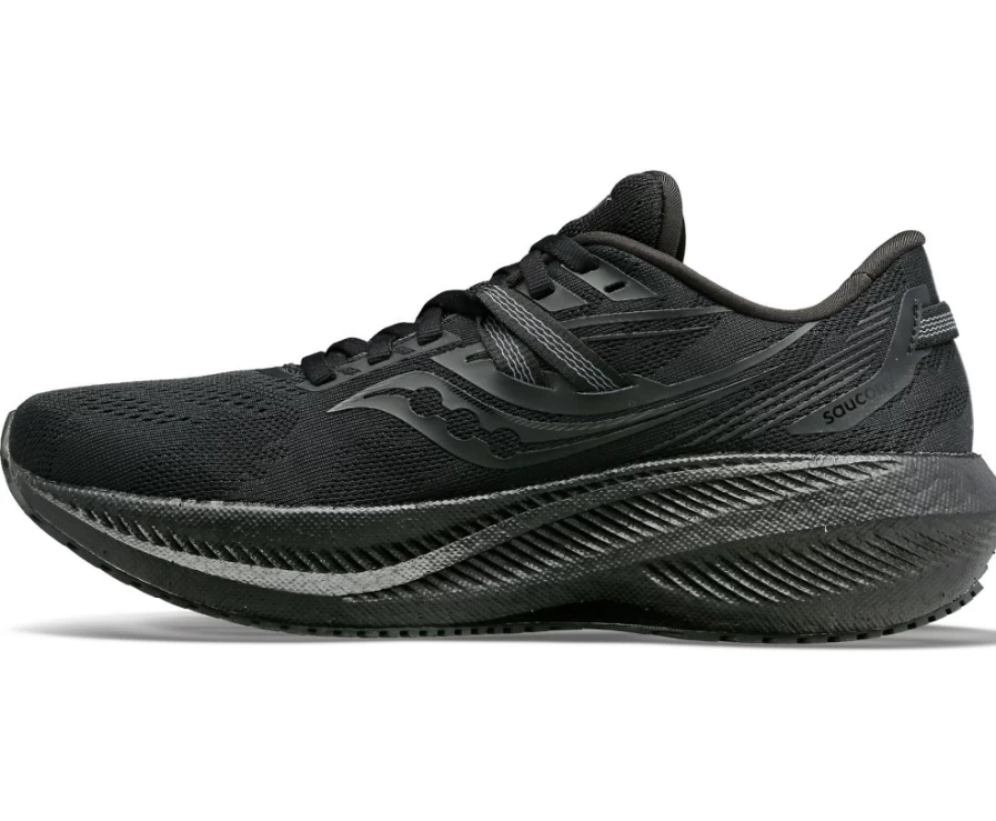 Saucony Men's Triumph 20 Running Shoes - Triple Black