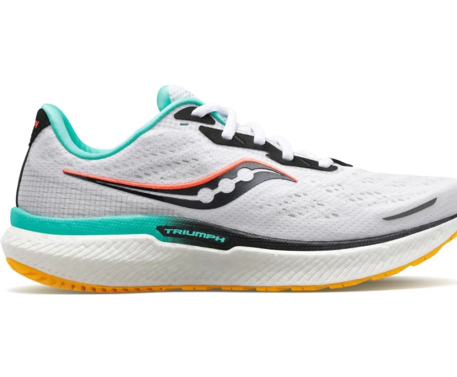 Saucony Triumph 19 Women's Running Shoes - White