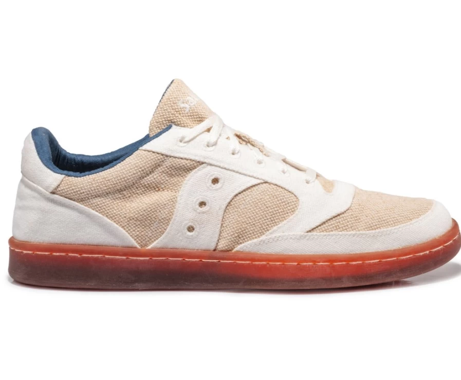 Saucony Women's Jazz Court RFG Sneakers in Natural - Classic Retro Style