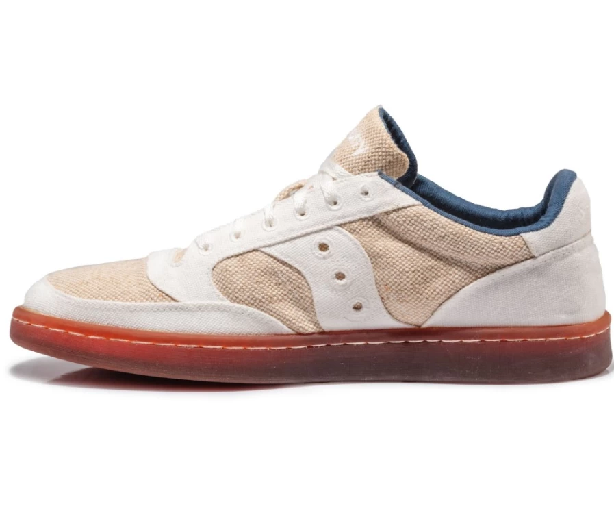 Saucony Women's Jazz Court RFG Sneakers in Natural - Classic Retro Style