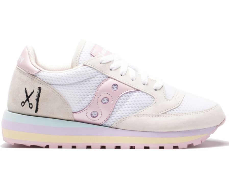 Saucony Women's Jazz Multi-Color Jazz Sneakers with Triple Highlights