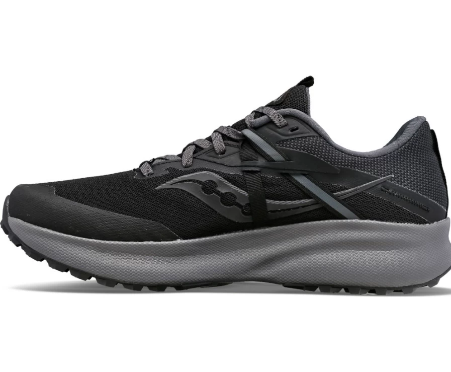 Saucony Men's Ride 15 TR GTX Trail Running Shoes - Black Waterproof Hiking Sneakers