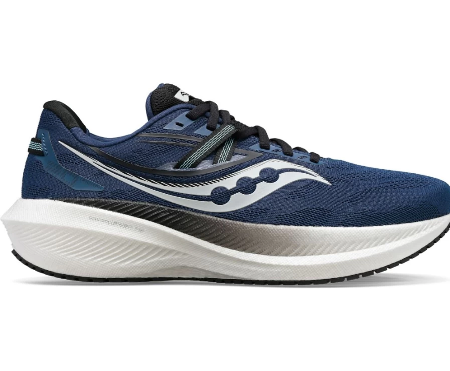 Saucony Men's Triumph 20 Wide Running Shoes in Twilight
