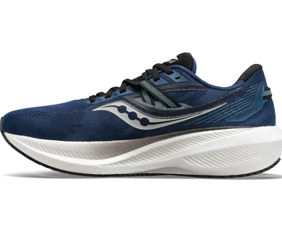 Saucony Men's Triumph 20 Wide Running Shoes in Twilight