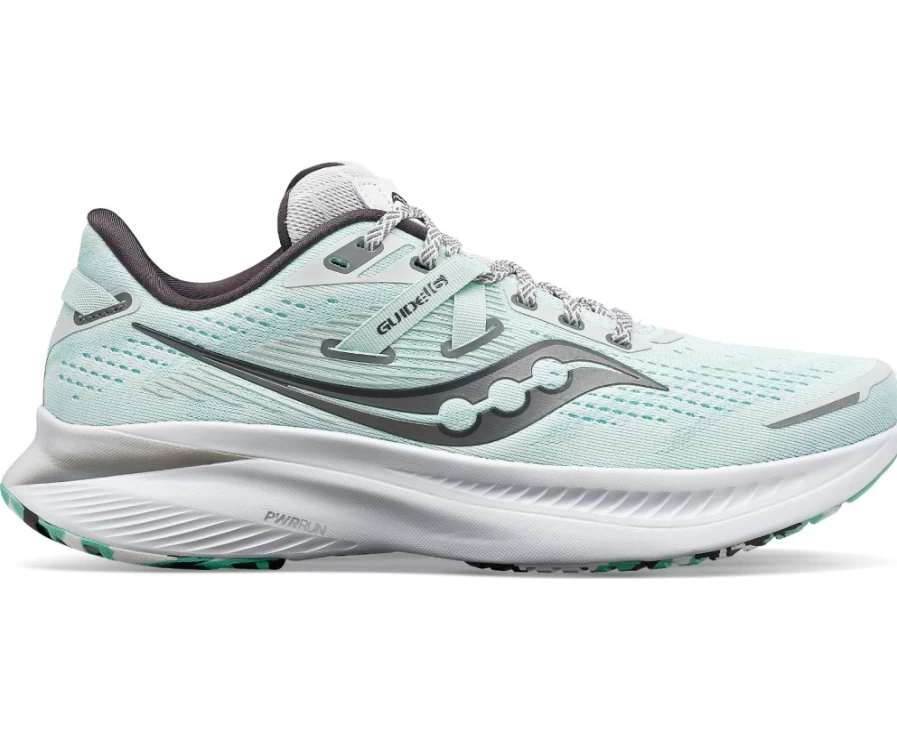 Saucony Women's Guide 16 Running Shoes in Fog - Lightweight Stability for Women