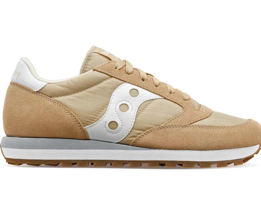 Saucony Men's Original Jazz Sneakers in Beige - Classic Jazz Shoes for Men