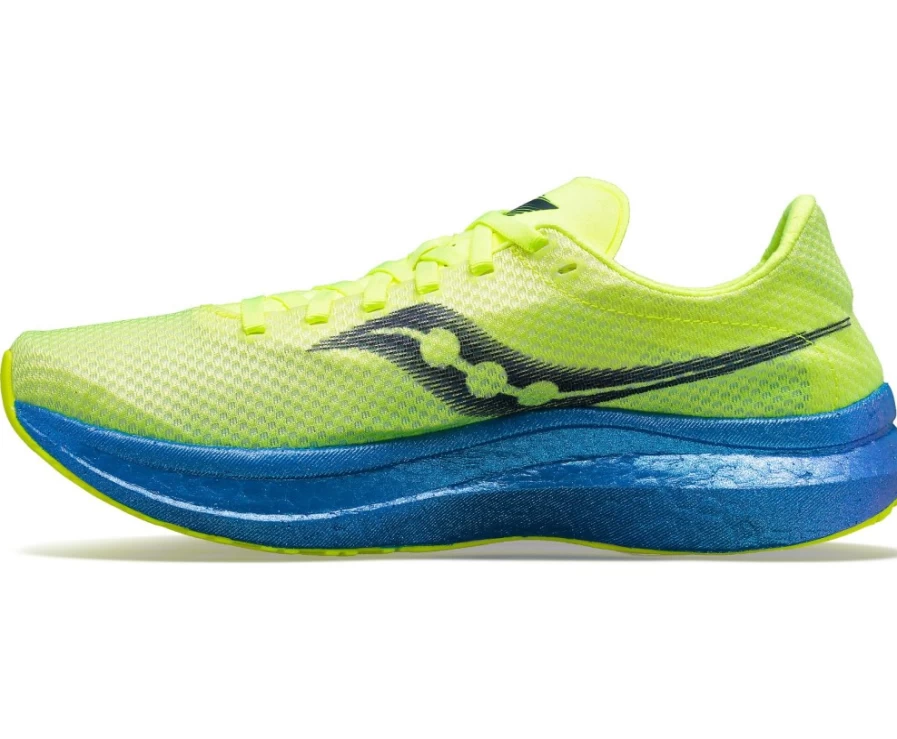 Saucony Men's Endorphin Pro+ Running Shoes in Blue - Lightweight & Responsive for Speed
