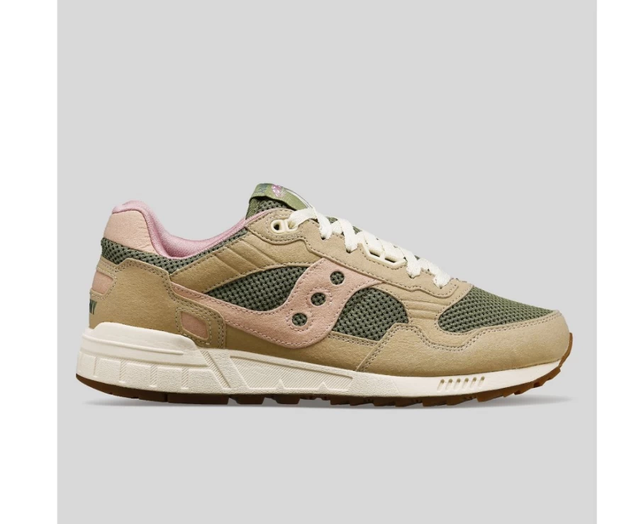 Saucony Women's Shadow 5000 Mushroom Sneakers in Tan