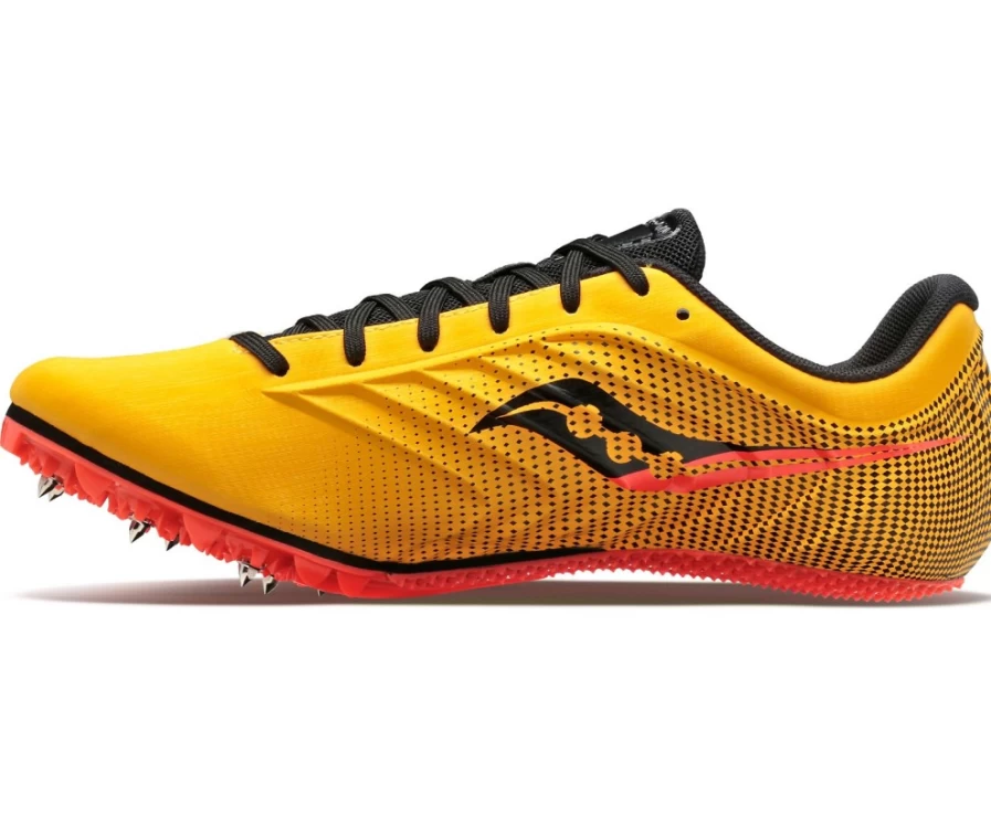 Saucony Men's Spitfire 5 Running Shoes in Vizigold - Lightweight & Durable for Training
