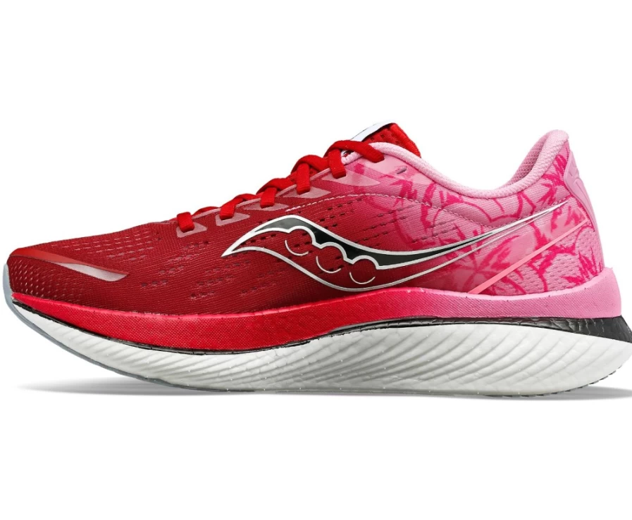 Saucony Men's Endorphin Speed 3 Running Shoes - Tokyo Edition in Red