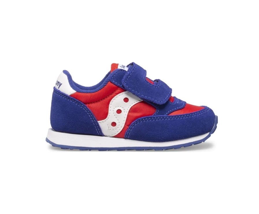 Saucony Kids' Red Jazz Hook & Loop Sneakers for Big Kids