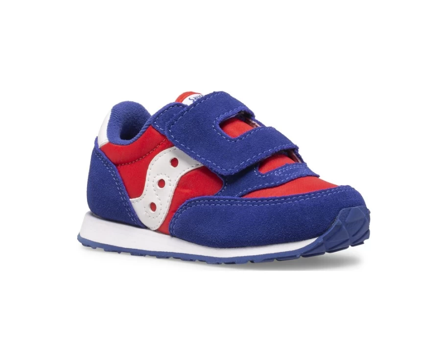 Saucony Kids' Red Jazz Hook & Loop Sneakers for Big Kids