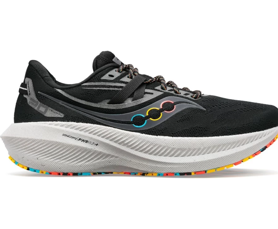 Saucony Women's Triumph 20 Running Shoes - Night Vizion Vizipro for Enhanced Visibility