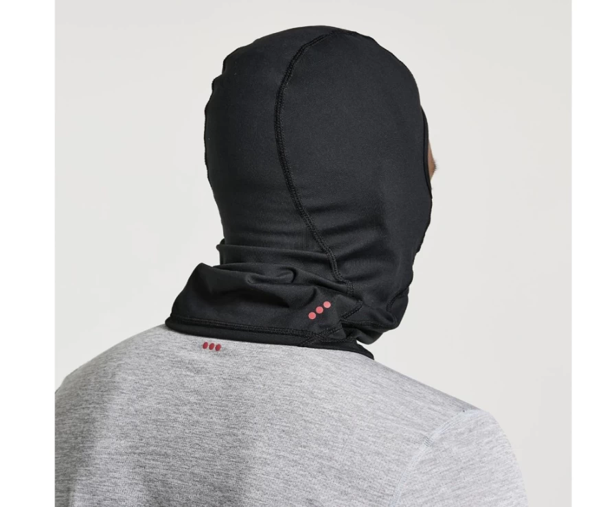 Saucony Women's Solstice Balaclava - Black Winter Face Mask for Cold Weather Protection