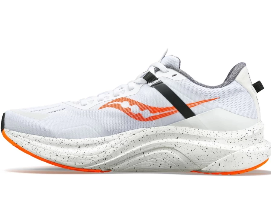 Saucony Men's Tempus Running Shoes in White – Lightweight & Responsive for Training
