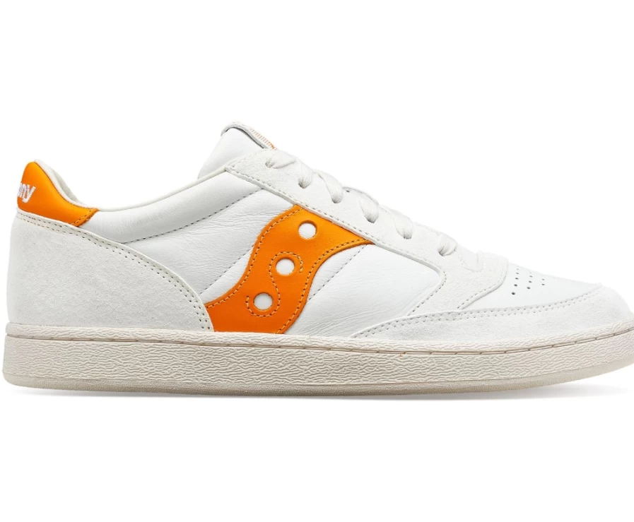 Saucony Jazz Court Premium Unisex Sneakers in White - Classic Comfort & Style