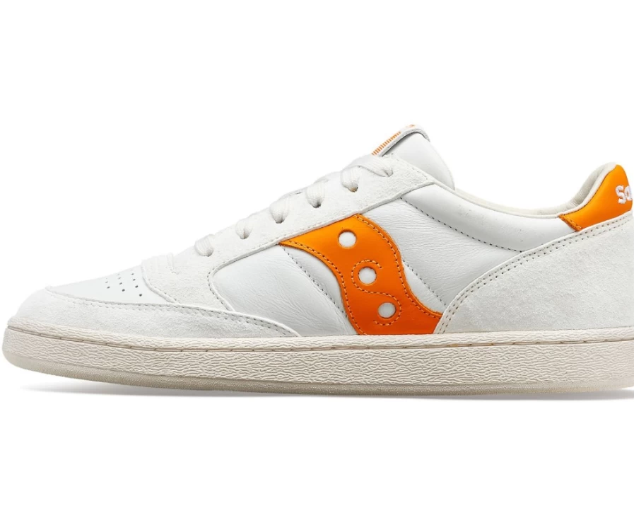 Saucony Jazz Court Premium Unisex Sneakers in White - Classic Comfort & Style