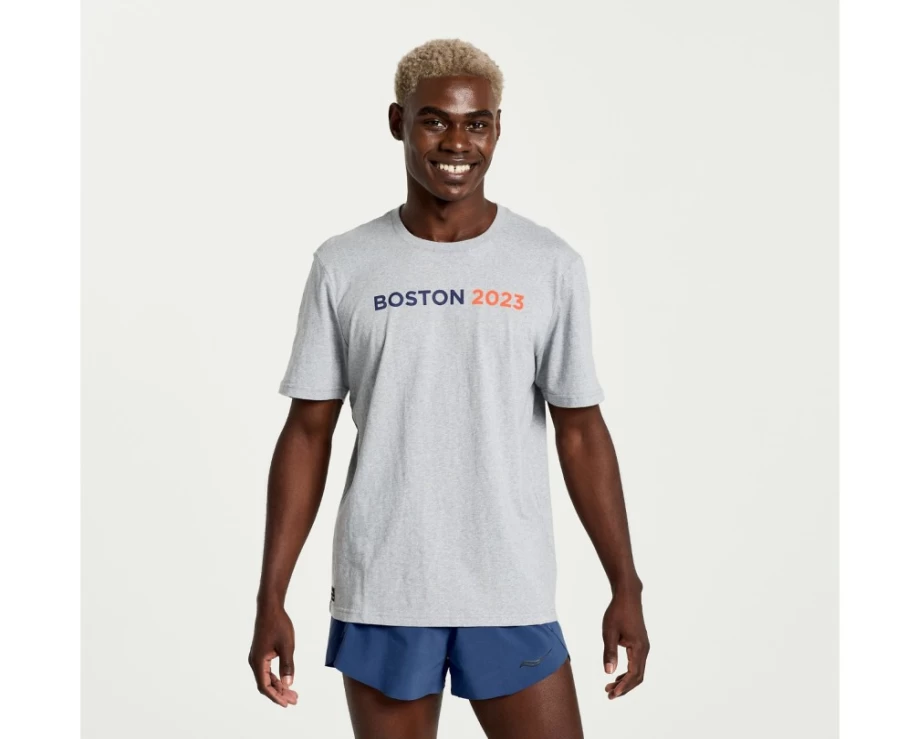 Saucony Men's Boston 2023 Performance T-Shirt - Athletic Running Tee