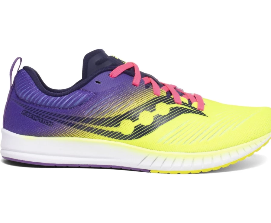 Saucony Women's Fastwitch 9 Running Shoes in Citron - Lightweight & Responsive