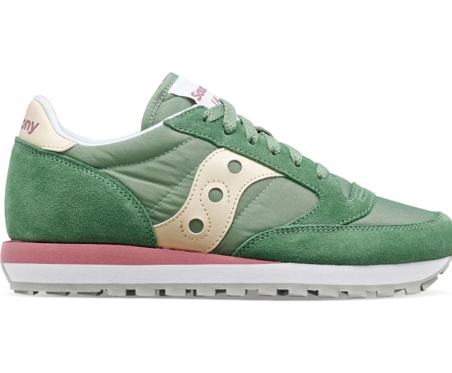 Saucony Women's Jazz Original Sneakers in Emerald Green - Classic Jazz Shoes for Women