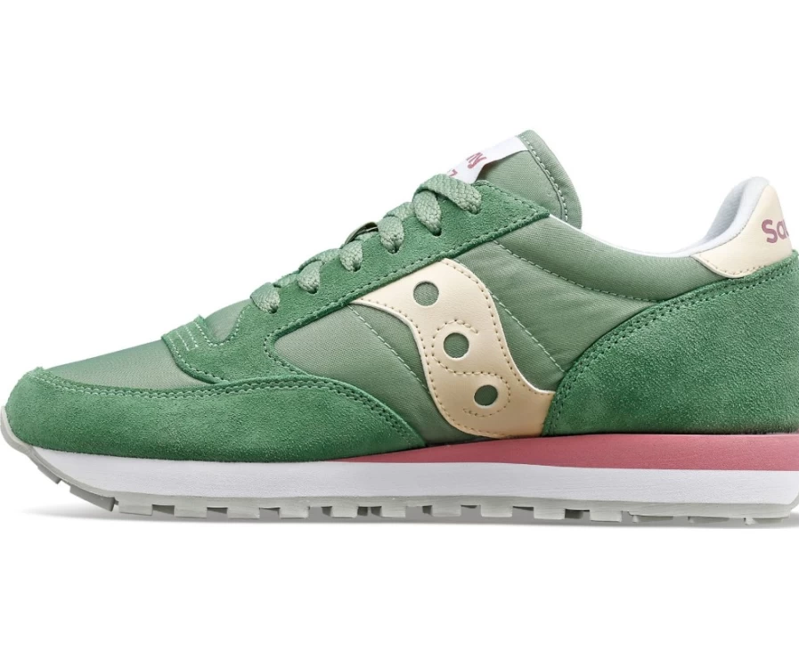 Saucony Women's Jazz Original Sneakers in Emerald Green - Classic Jazz Shoes for Women