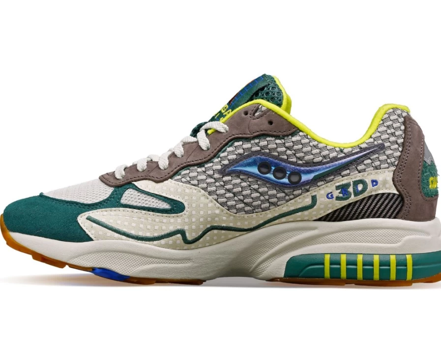 Saucony Bodega Unisex 3D Grid Hurricane Running Shoes