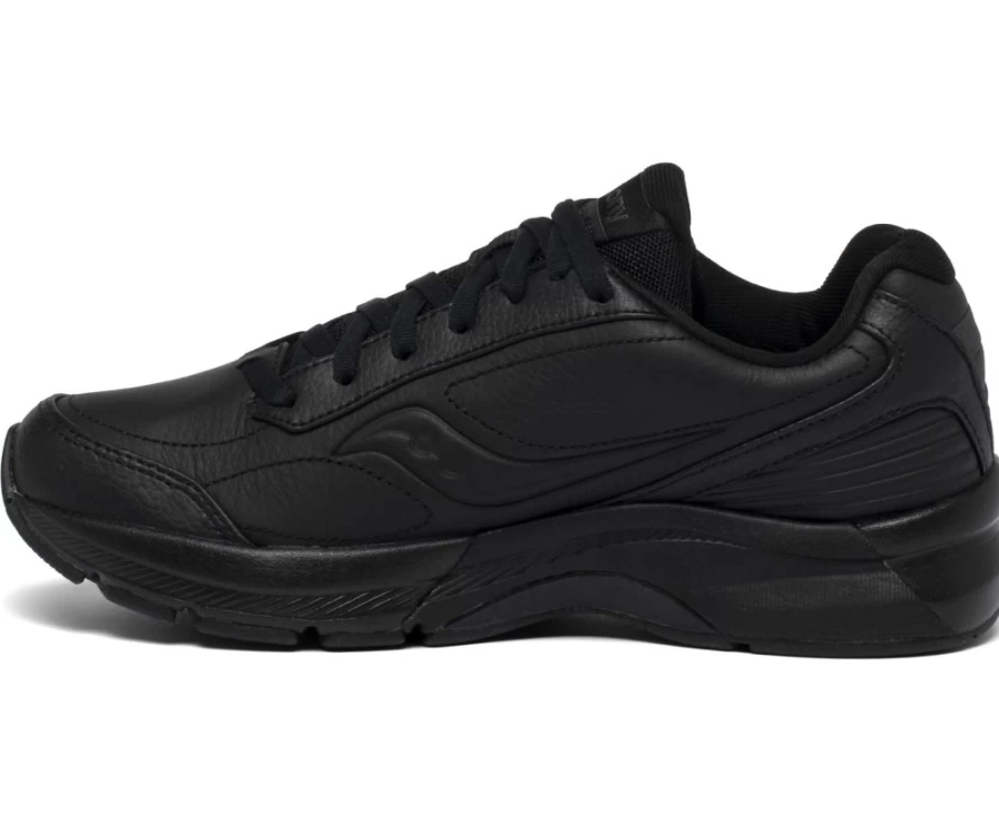 Saucony Women's Omni Walker 3 Black Walking Shoes for Women - Comfortable Supportive Sneakers