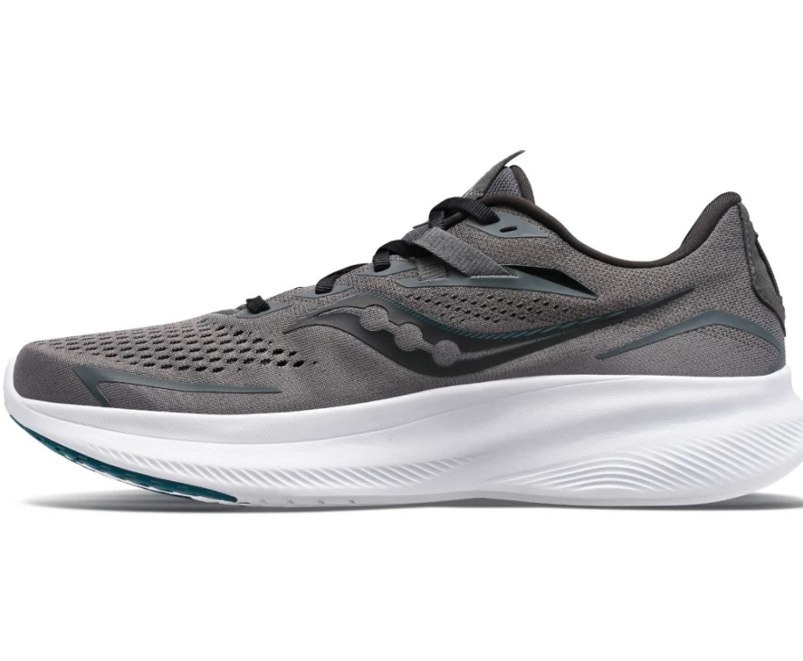 Saucony Men's Ride 15 Running Shoes - Charcoal