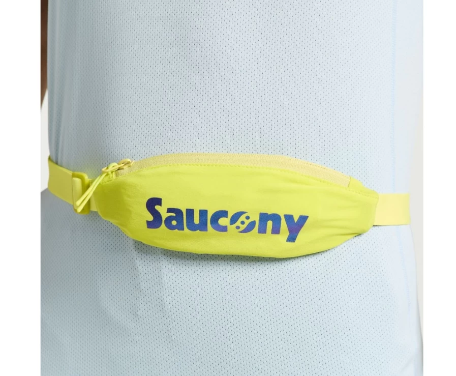 Saucony Women's Citron Outpace Run Belt - Lightweight Reflective Running Waist Pack for Secure Storage