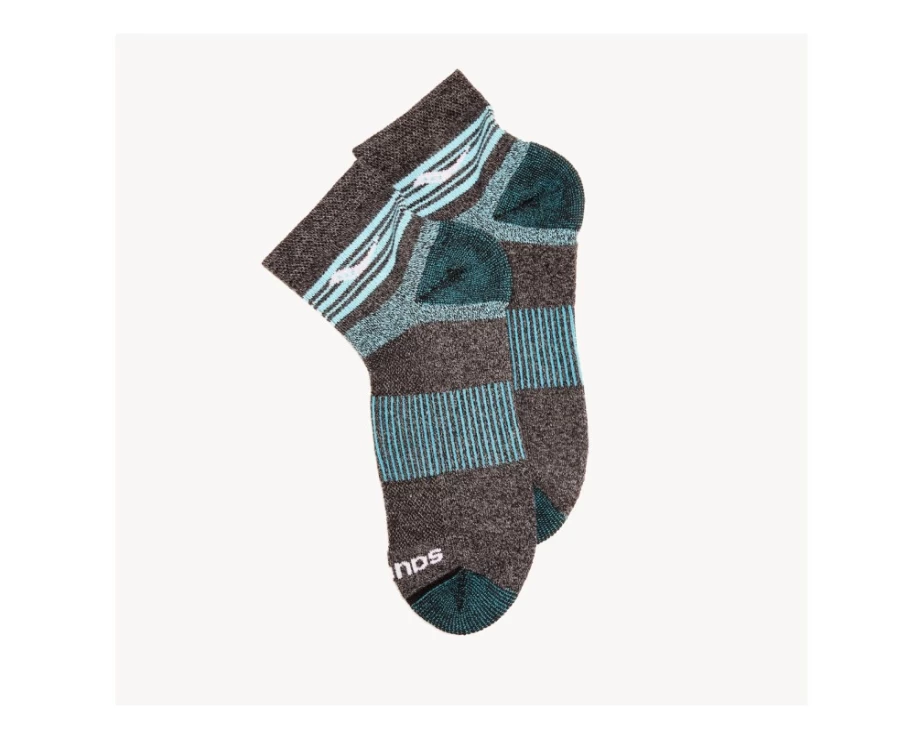 Saucony Inferno Quarter 3-Pack Unisex Socks - Bright Future Color